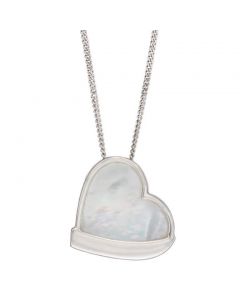 Fiorelli Heart Pendant with Mother of Pearl Centre (P5027C) 