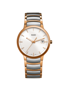 Rado Mens Centrix Bi Metal Bracelet Watch R30554103