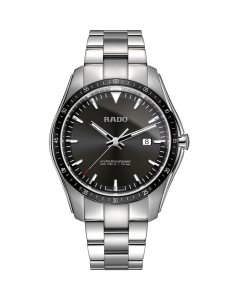 Rado Mens Hyperchrome Quartz Black Dial Bracelet Watch R32502153
