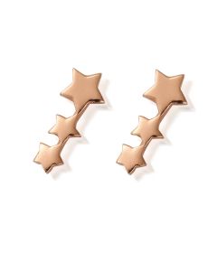 ChloBo Rose Gold Plated Shooting Stars Stud Earrings REST190