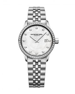 Raymond Weil Freelancer Ladies 67 Diamond Steel Bracelet Quartz Watch, 29mm 5629-STS-97081