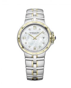 Raymond Weil Parsifal Ladies Quartz Classic 8 Diamond Dial Watch, 30mm 5180-STP-00995
