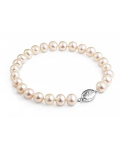 Jersey Pearl Sterling Silver Cultured 