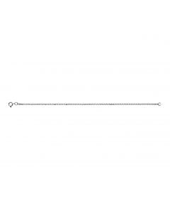 Curteis Silver Baby Belcher Light Angle Filed 16"/40cm Chain