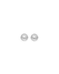 ChloBo Silver Sunburst Stud Earrings SEST3214