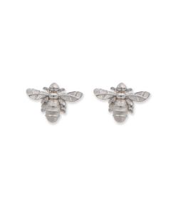 Lydias Bees Sterling Silver Mini Bee Stud Earrings