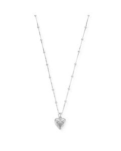 ChloBo Newbie Necklace With Patterned Heart Pendant SNBB691