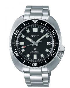 Seiko Prospex Mens 1970 Divers Recreation Black Dial Automatic Watch SPB151J1