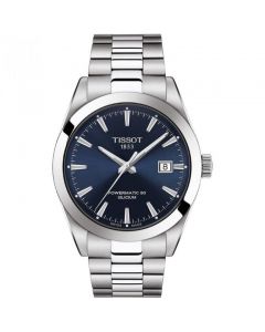 Tissot Powermatic 80 Silicium Watch with Blue Dial