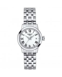Tissot Classic Dream Lady 28mm with Silver and Rose Gold Stainless Steel
