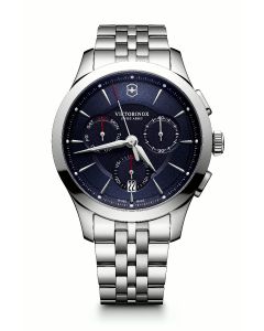 Victorinox Alliance Mens Chronograph Quartz  Blue Dial Bracelet Watch 241746
