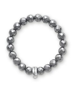 Thomas Sabo Charm Club Hematite Stone Bracelet - XO187-064-11-L